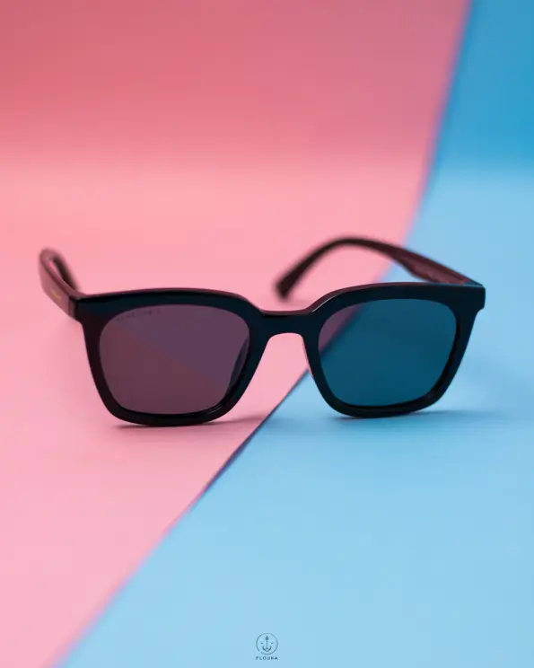 black sun glasses