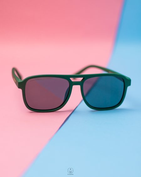 dark green sun glasses