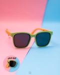 green & orange sun glasses