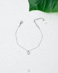electric very tiny silver bracelet