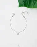 electric very tiny silver bracelet