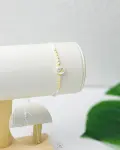 white letter ( n ) hand made bracelet