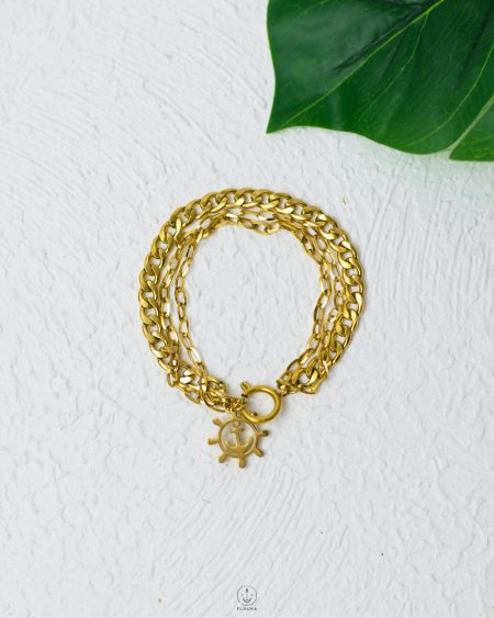 double layer anker bracelet