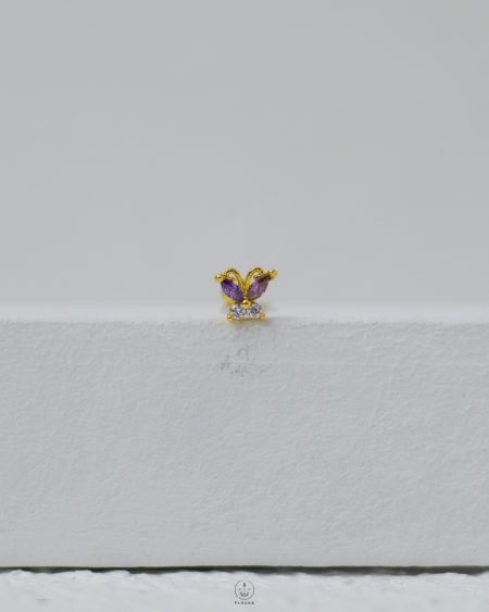 lavander ball peircing