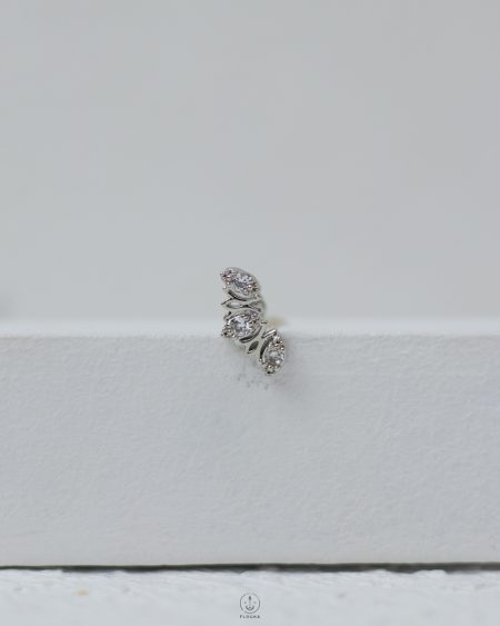 silver loutus peircing