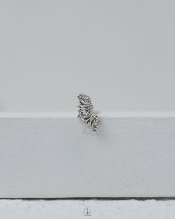 silver loutus peircing