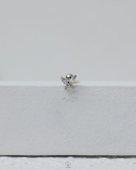 quarter strus flower piercing