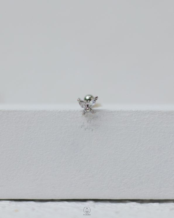 quarter strus flower piercing