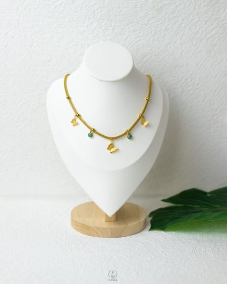 butterfly snake necklace