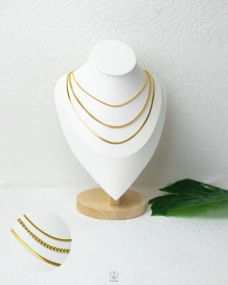 3 layers seprated necklace