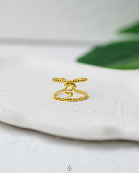 free size snake ring