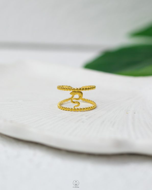 free size snake ring