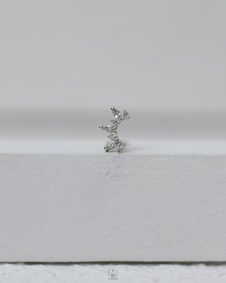 silver crown strus piercing