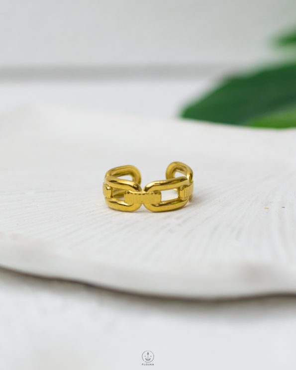 gold chains free size ring