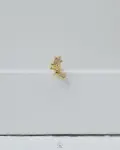 gold strus stars piercing