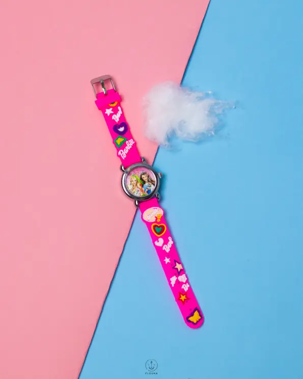 barbie pink watch