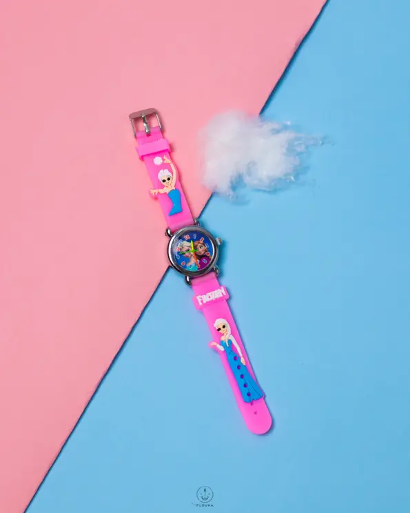frozen pink watch