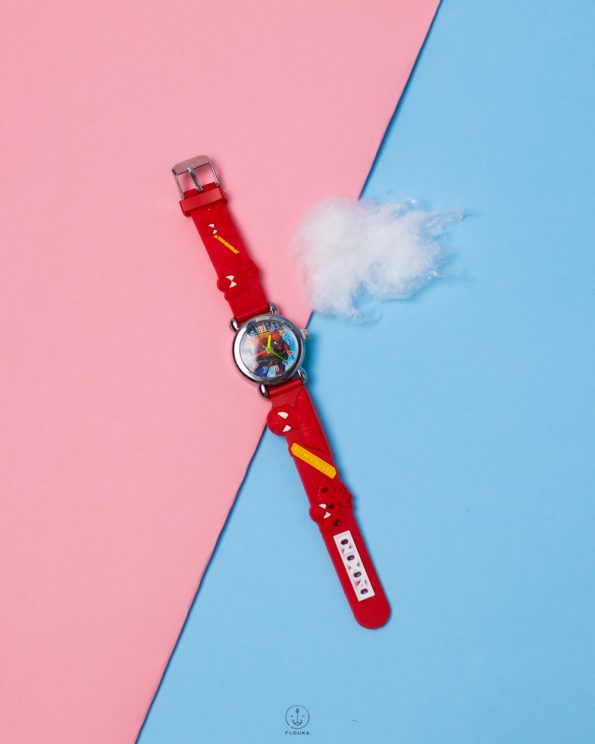 spiderman red watch