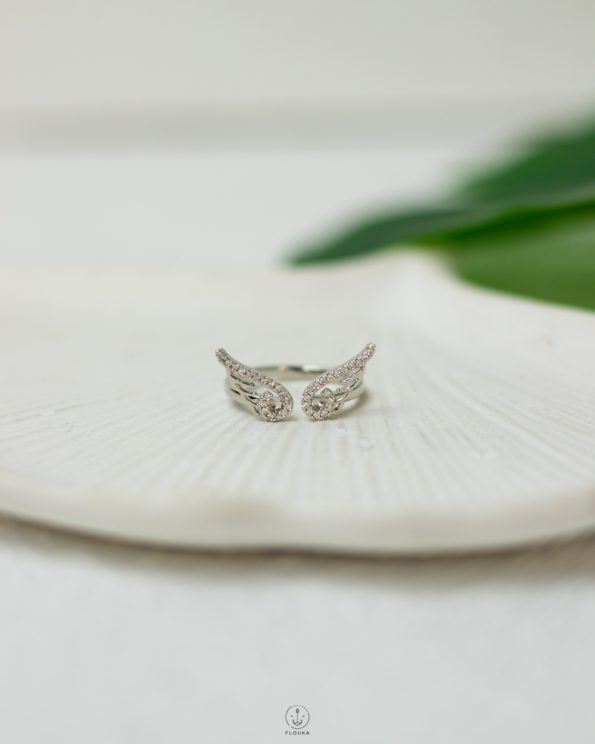 flywing silver freesize ring