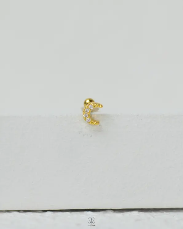 crecent strurs piercing