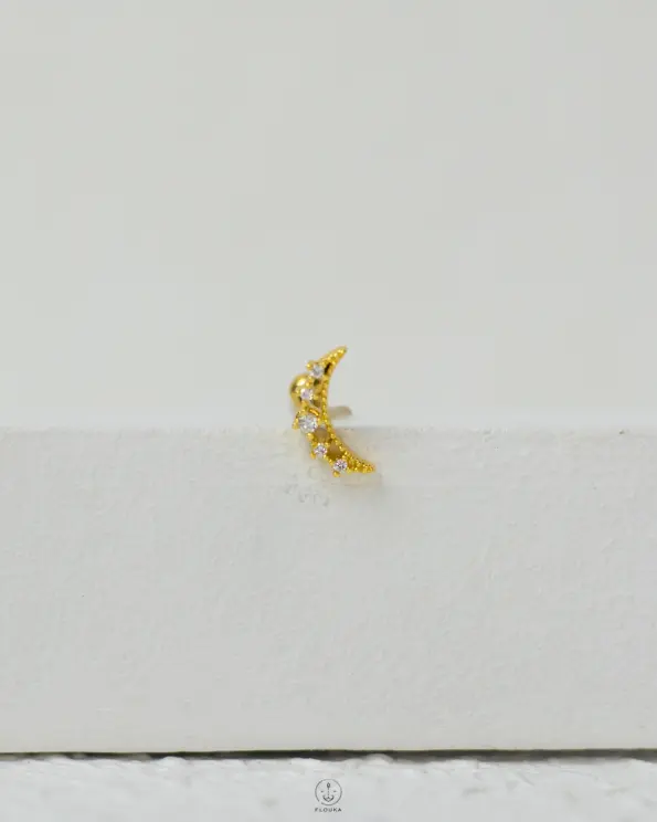 gold crown strus piecing