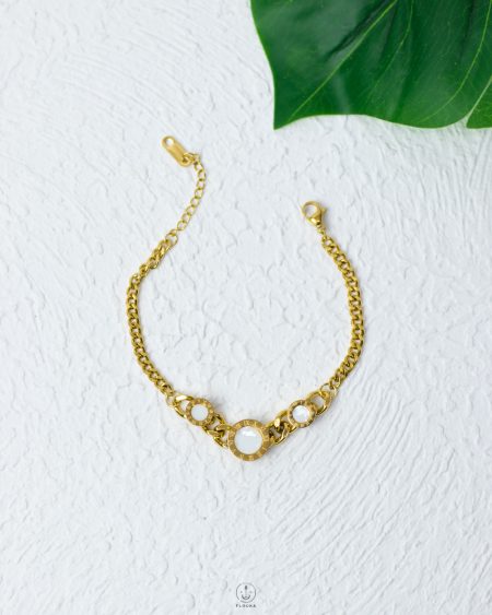 bulgari many fake peral gold bracelet