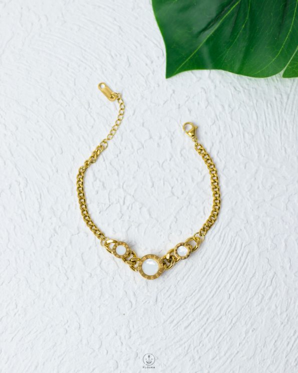 bulgari many fake peral gold bracelet