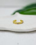fake diamond free size strus ring