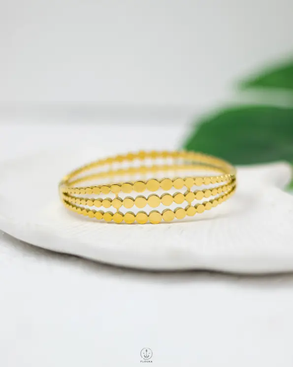 three layers ball bracelet