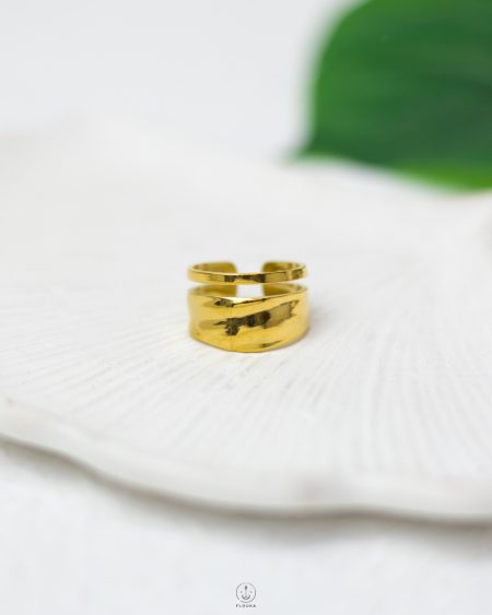 wide gold ring