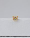 pink butterfly piercing