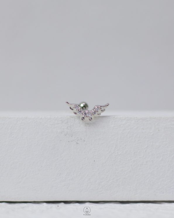 sliver strus angel piercing