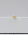 gold strus heart piercing