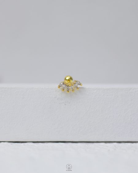 gold crown piercing