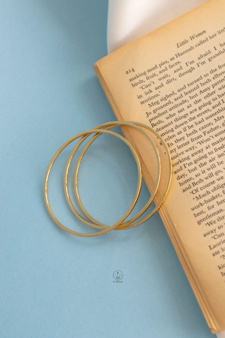 triple mirror gold bracelet