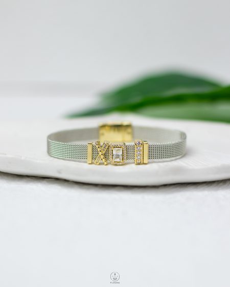 Luxury pandora straus silver bracelet