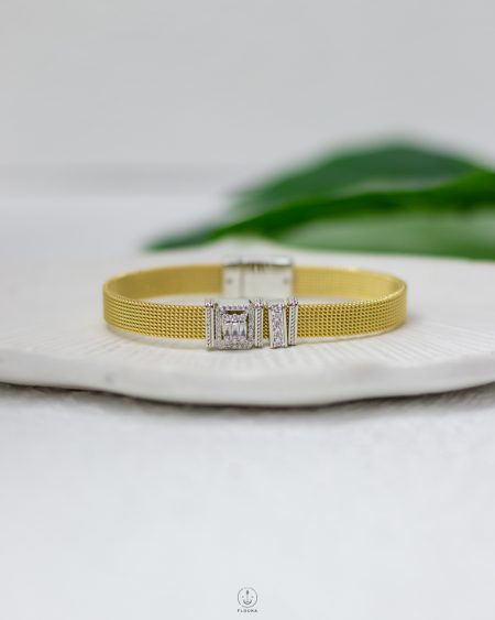 Luxury pandora straus gold bracelet