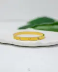 hearts straus basic gold bracelet