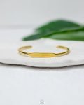 flat gold bracelet