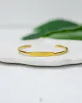 flat gold bracelet