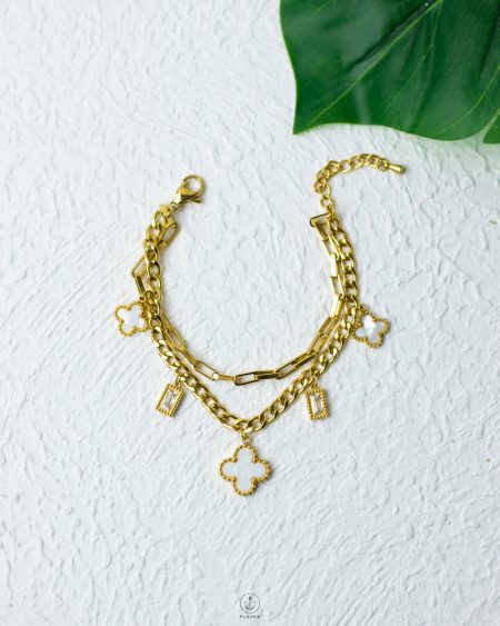 double layer vancleef bracelet