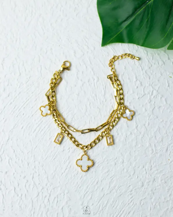 double layer vancleef bracelet