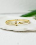 gold strus nail bracelet