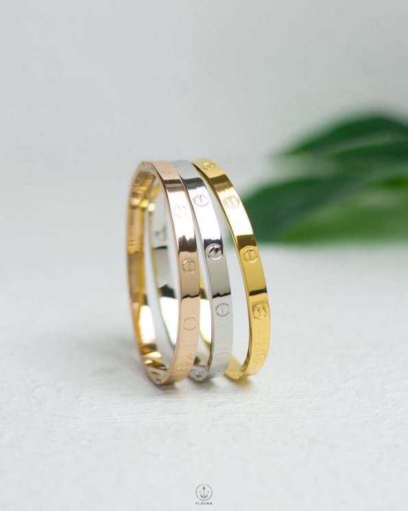silver cartier bracelet