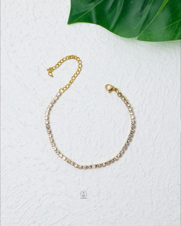 white tennis bracelet