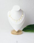 many gold coins necklace