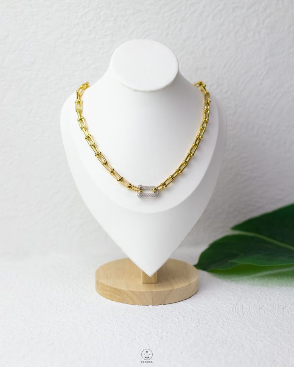 many balls gold chain necklace
