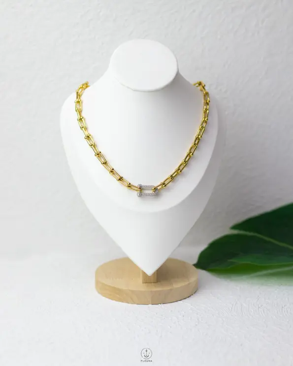 many balls gold chain necklace