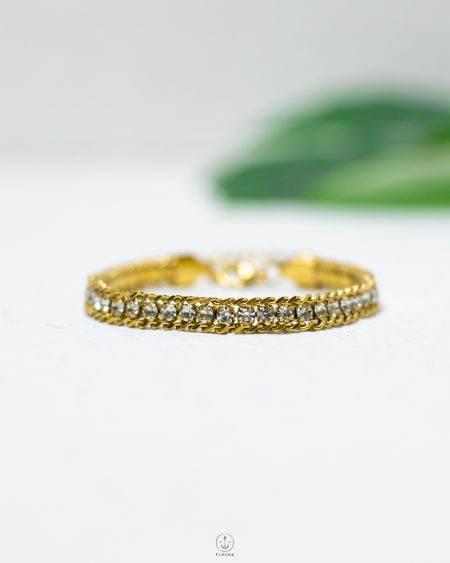 white tennis bracelet