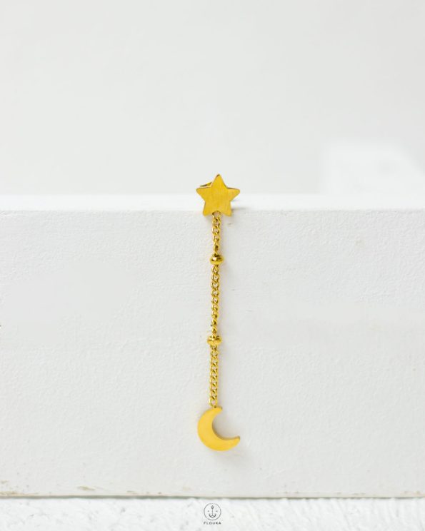 star & cresent set earrings